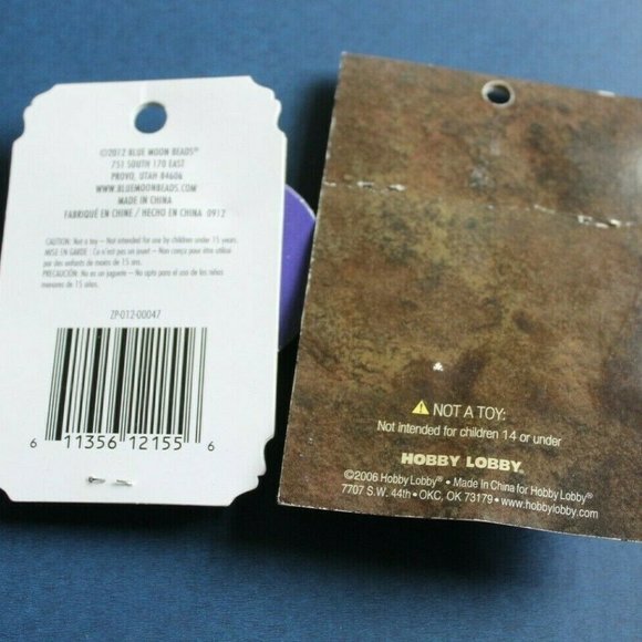 Pendant & Bead Lot Craft Supplies For Jewelry Making Necklace 8 pkgs - Picture 12 of 12